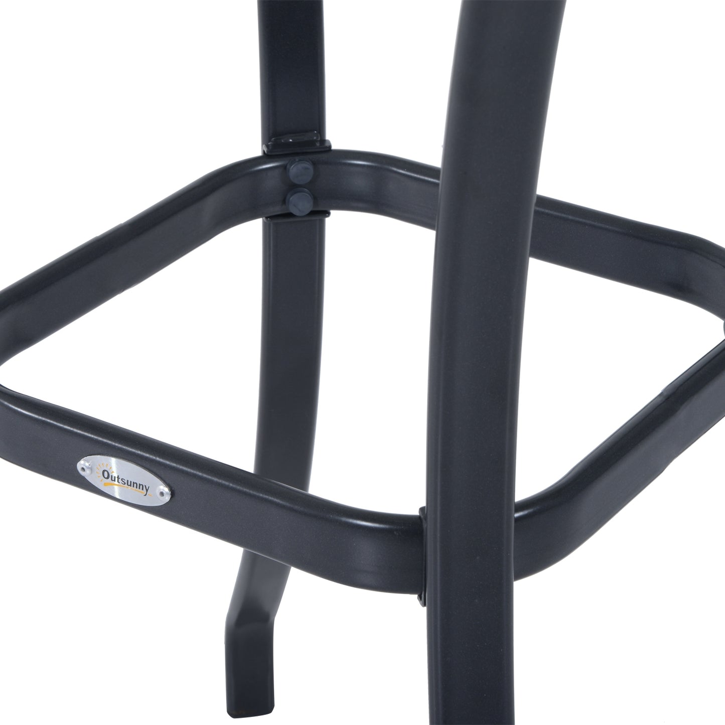 Square Glass Bistro Table Bar Dining Kitchen Breakfast Party Table 68.5x84 cm