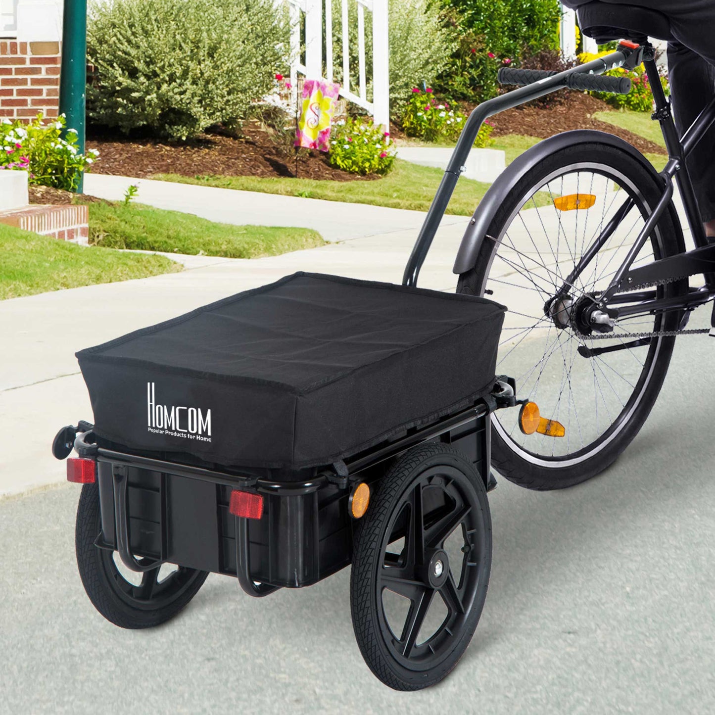 Bike Trailer Stroller Cargo Trailer Black