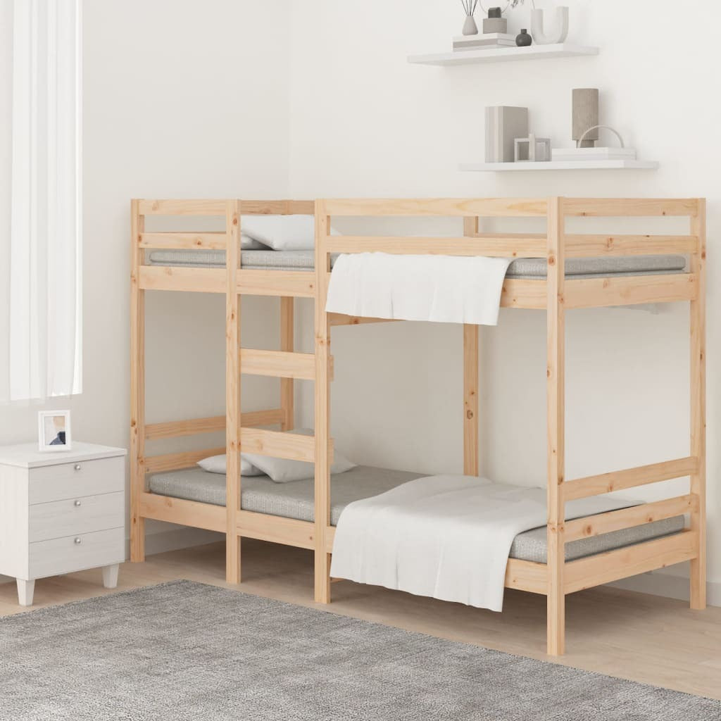 Bunk Bed 80x200 cm Solid Wood Pine