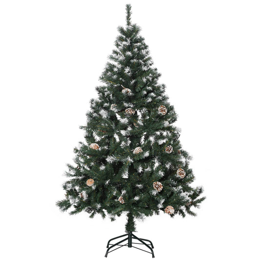 5FT Artificial Christmas Tree Xmas Indoor Decoration, Automatic Open HOMCOM