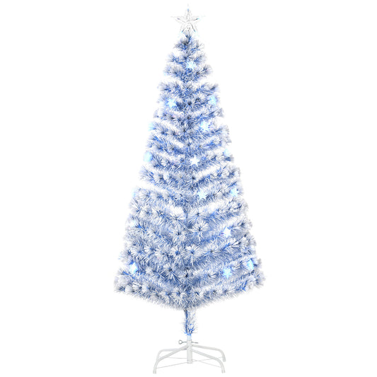 Artificial Fibre Optic Christmas Tree Seasonal Decoration w/ 26 LED HOMCOM