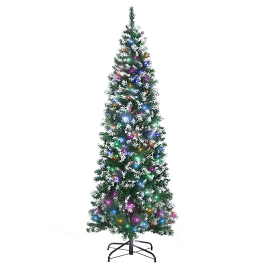 6FTPrelit Artificial Xmas Tree Holiday D??cor w/ 300 Colourful LED Light