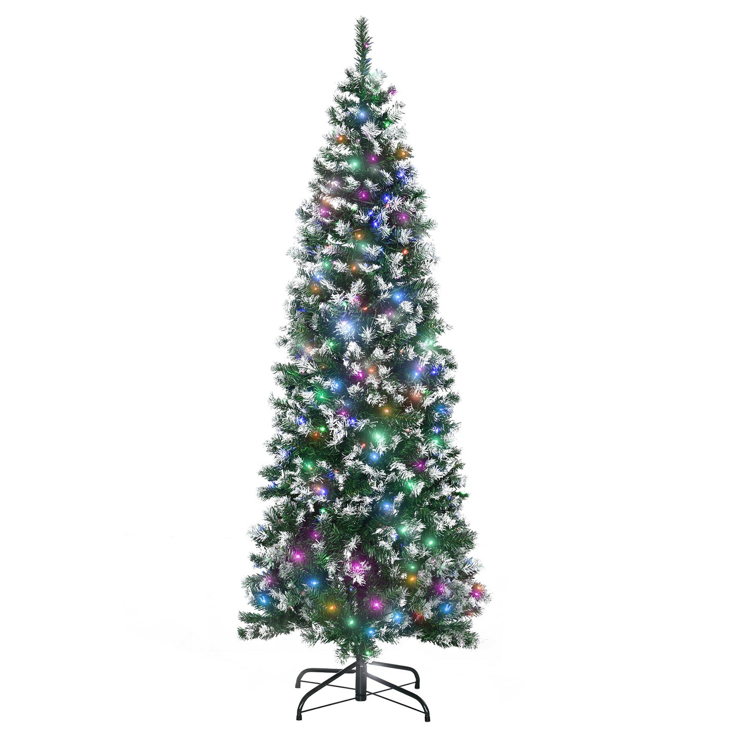 6FTPrelit Artificial Xmas Tree Holiday D??cor w/ 300 Colourful LED Light
