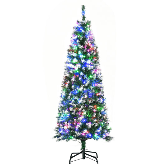 5FT Prelit Artificial Xmas Tree Holiday D??cor  250 Colourful LED Light