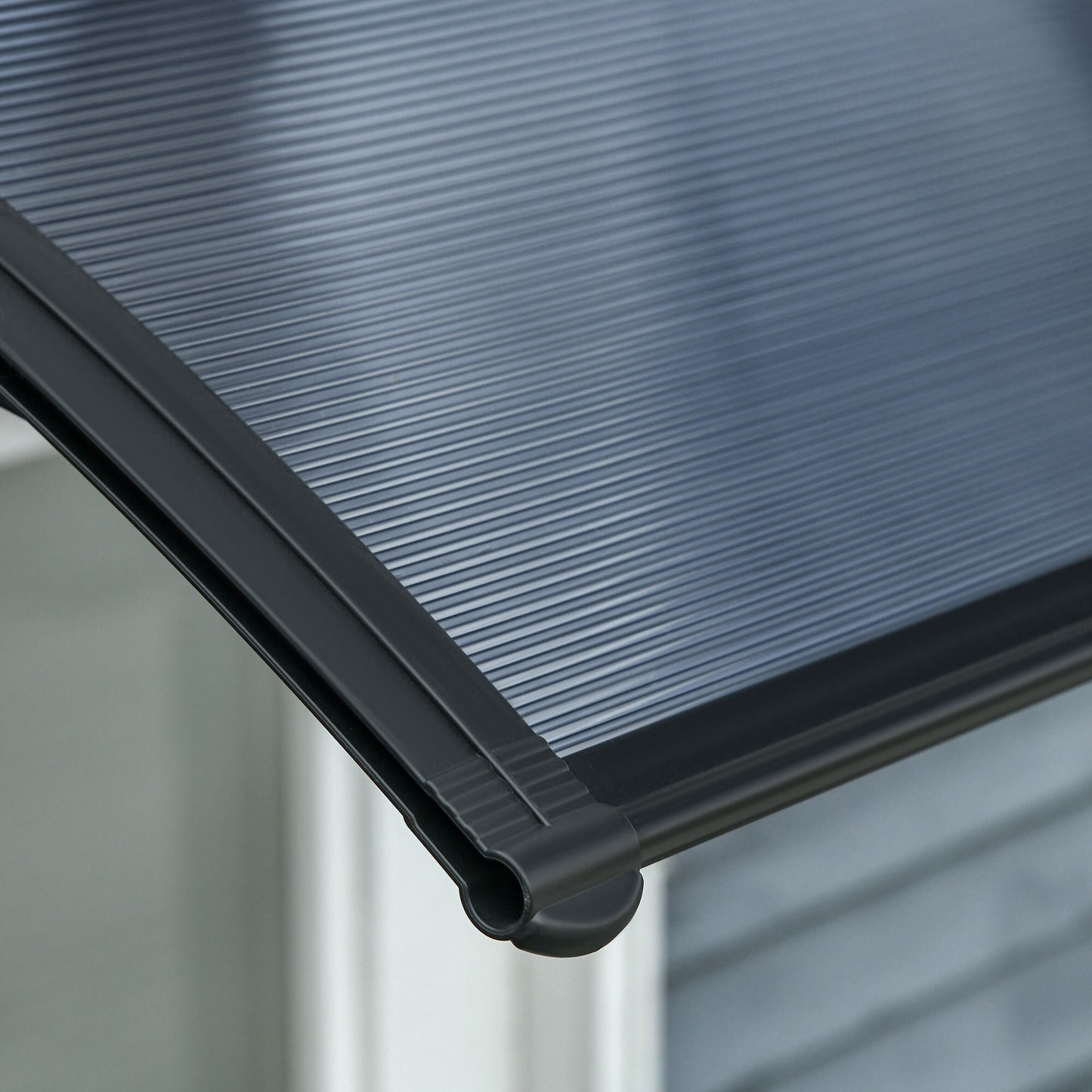 Door Canopy Awning Outdoor Window Rain Shelter Cover 100 x 75cm Svvalka