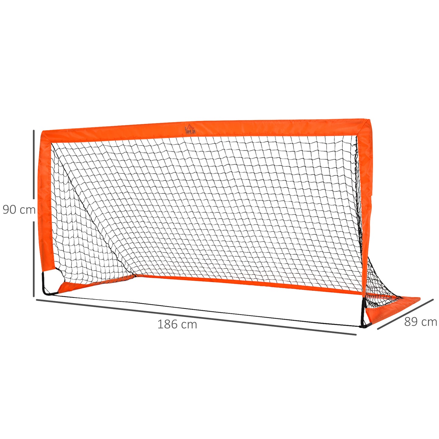 Football Goal Folding Outdoor with All Weather Net Kids Adults 6'x3' HOMCOM