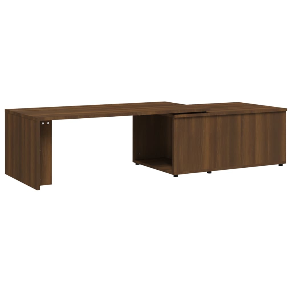 Coffee Table Brown Oak 150x50x35 cm Engineered Wood