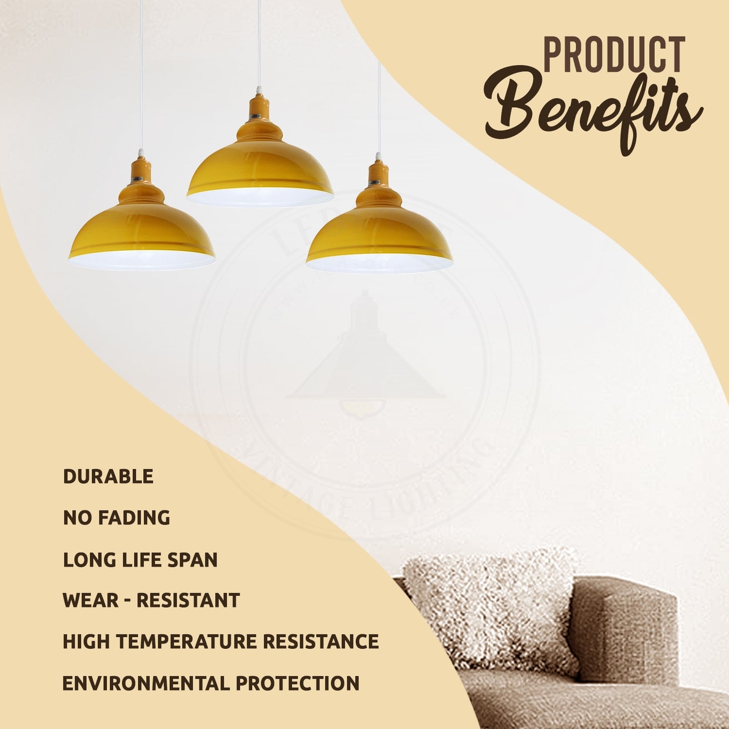 Industrial Vintage Loft Kitchen Bar 3 Lights Fittings Ceiling Curvy Metal E27 White without bulb