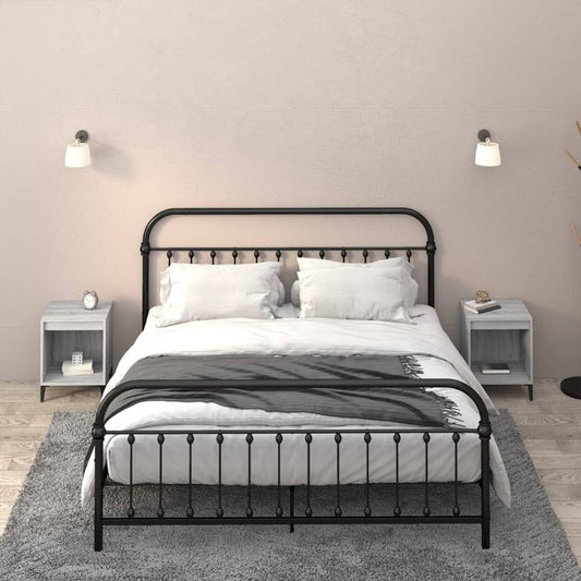 Bedside Cabinets 2 pcs Grey Sonoma 40x35x50 cm