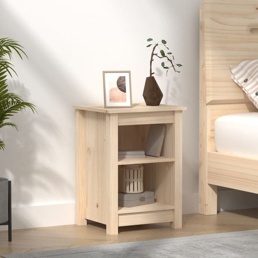 Bedside Cabinet 40x35x55 cm Solid Wood Pine