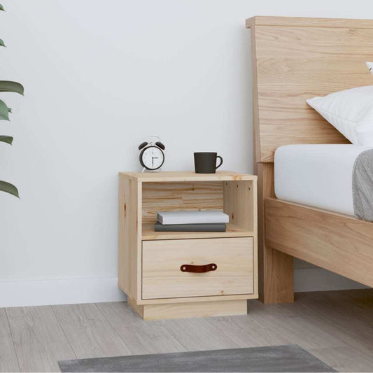 Bedside Cabinet 40x34x45 cm Solid Wood Pine