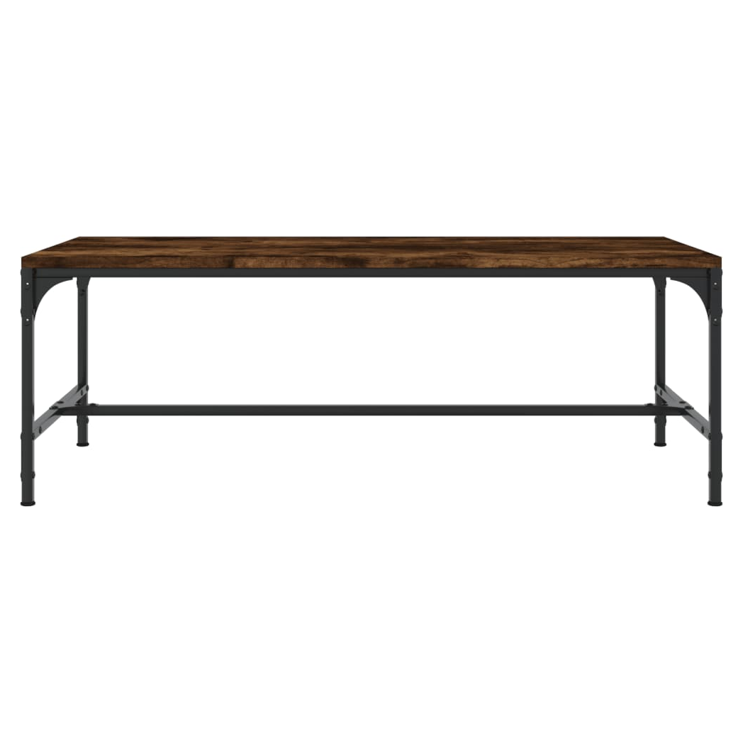 Coffee Table Smoked Oak 100x50x35 cm Engineered Wood