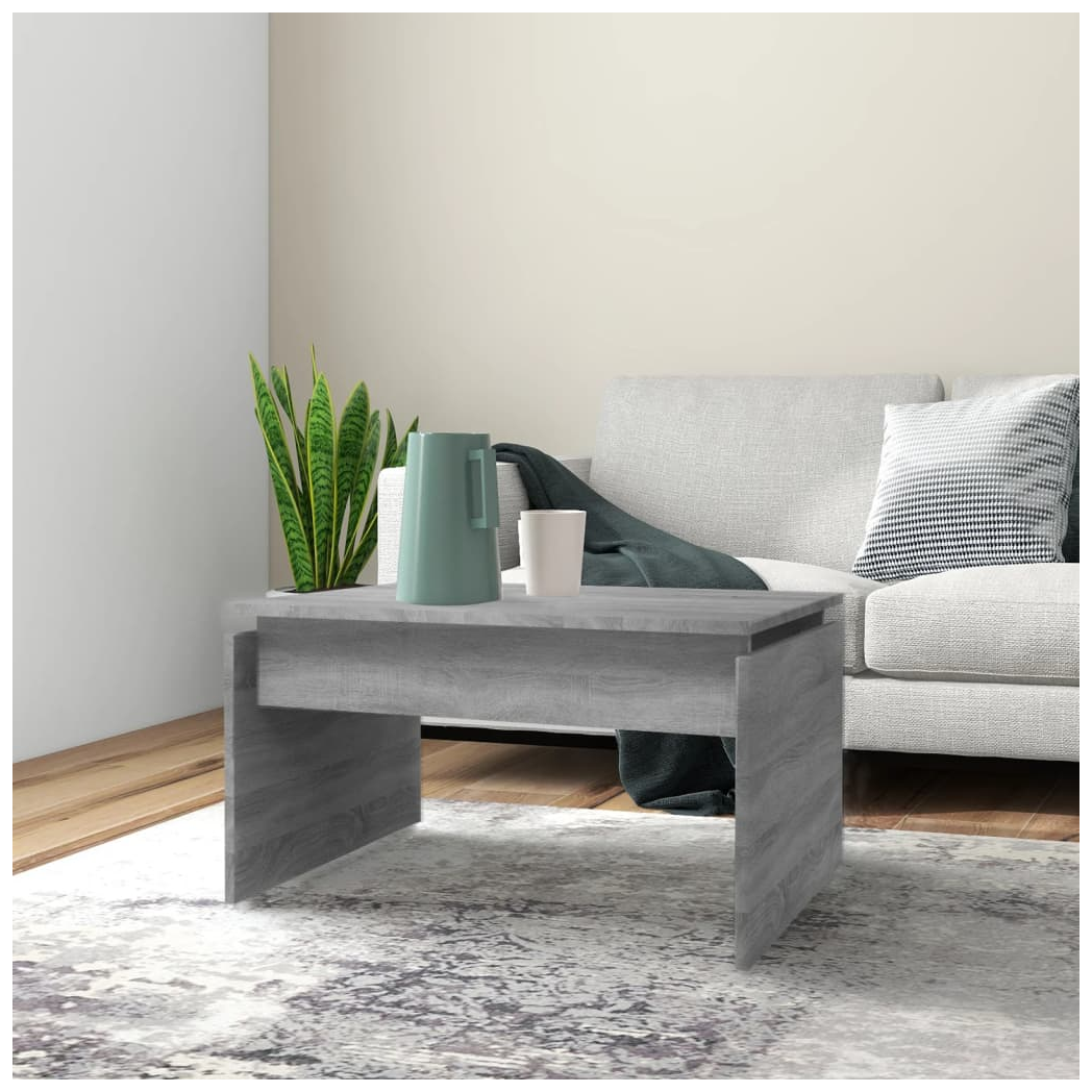 Coffee Table Grey Sonoma 68x50x38 cm Engineered Wood