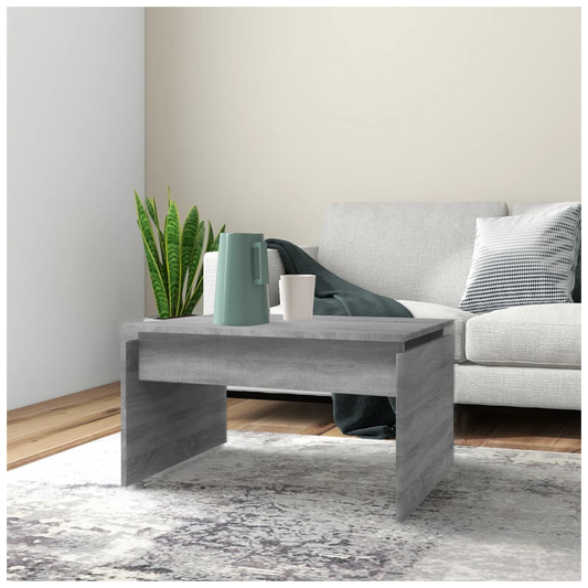 Coffee Table Grey Sonoma 68x50x38 cm Engineered Wood