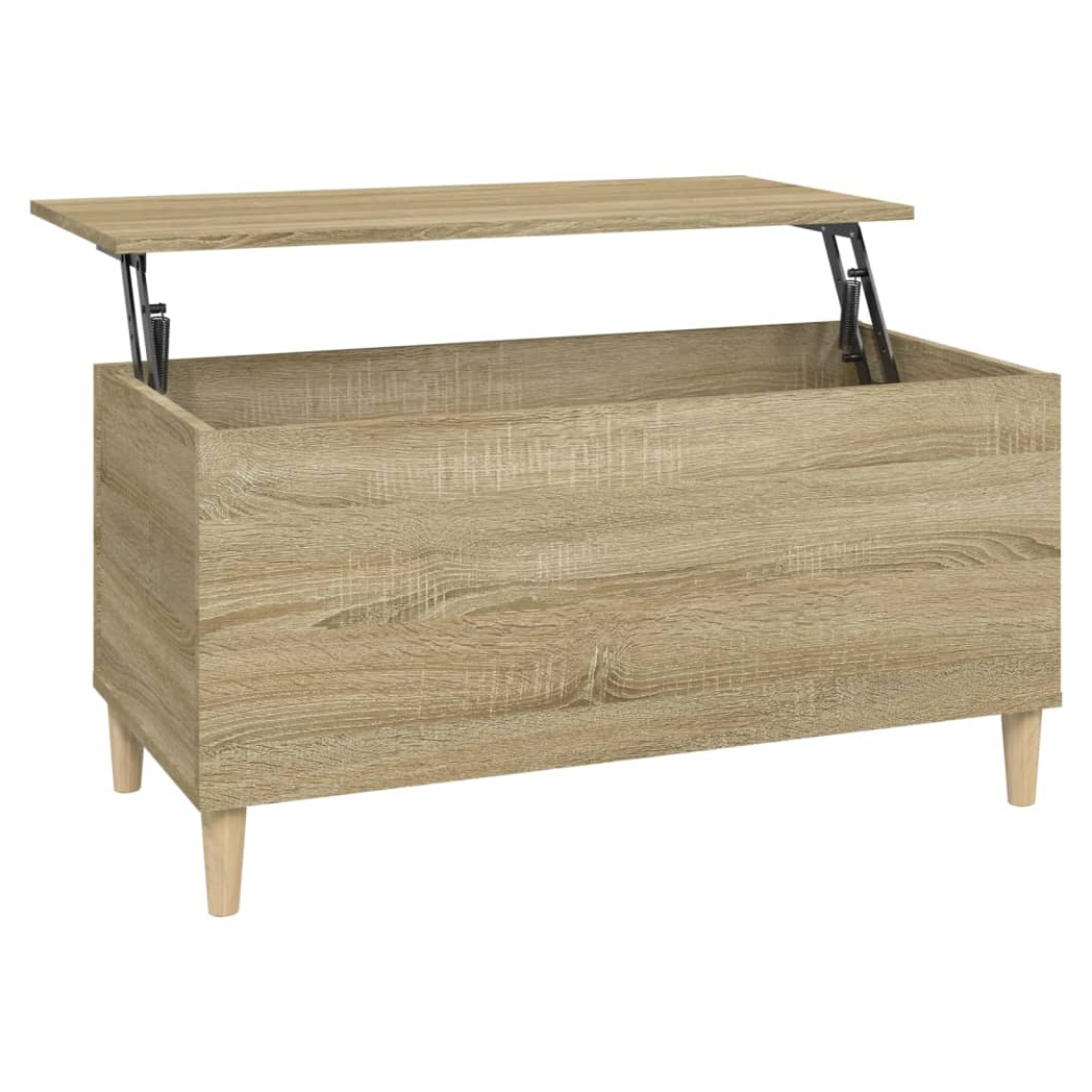 Coffee Table Sonoma Oak 90x44.5x45 cm Engineered Wood