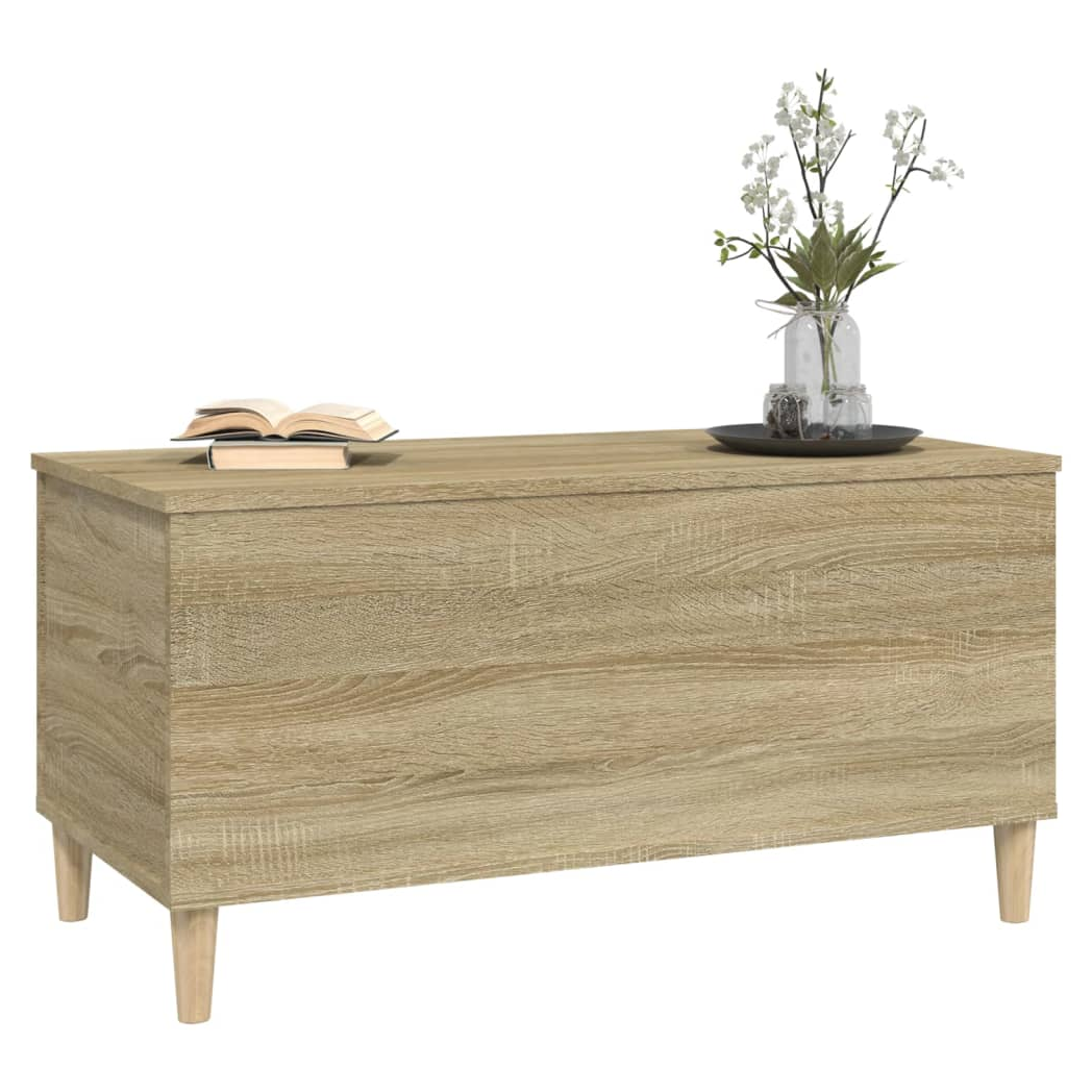 Coffee Table Sonoma Oak 90x44.5x45 cm Engineered Wood