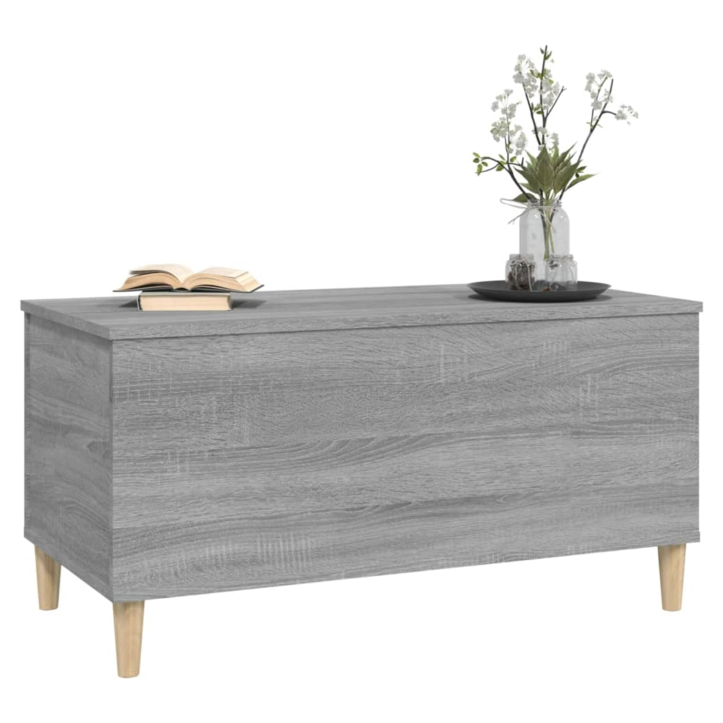 Coffee Table Grey Sonoma 90x44.5x45 cm Engineered Wood