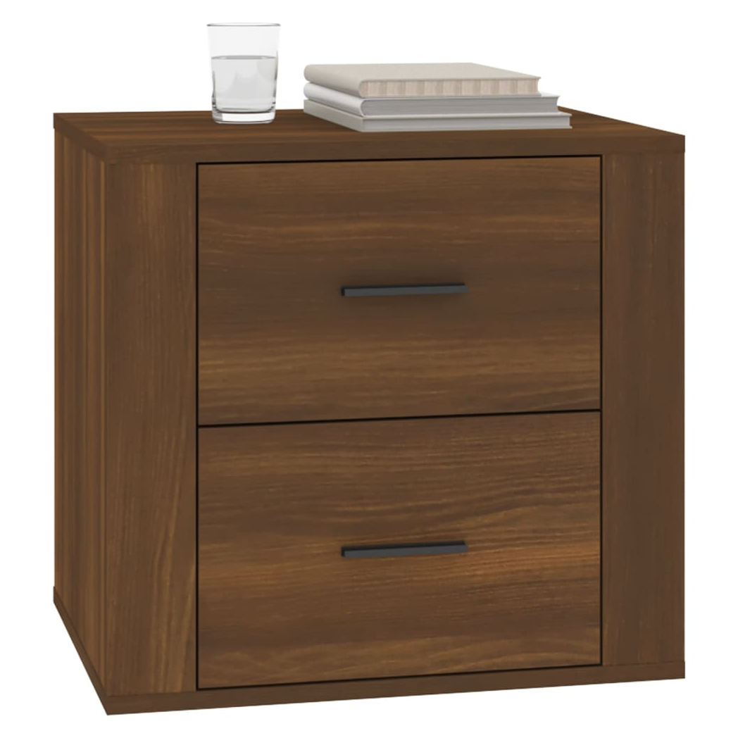 Bedside Cabinet Brown Oak 50x39x47 cm