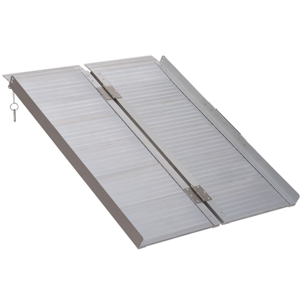 Portable Folding Wheelchair Ramp Scooter Mobility Stars w/ Carry Handle 4 Sizes