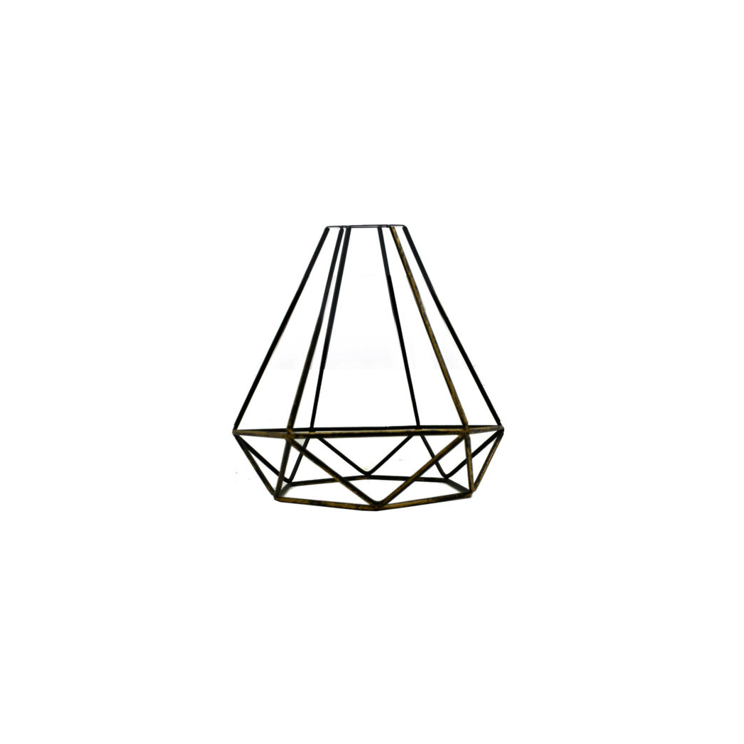 Metal Easy fit Vintage Brass wire cage~2192