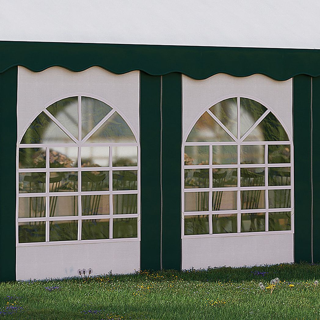 8 x 4m Marquee Gazebo, Party Tent with Double Doors for Wedding and Events