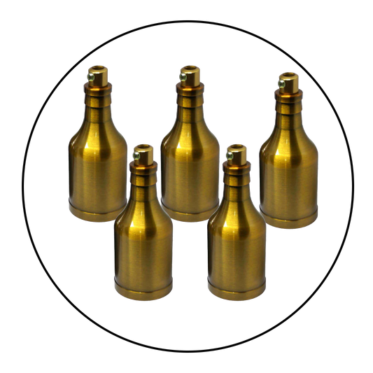5 Pack E27 Yellow Brass Vintage Industrial Lamp Light Bulb Holder Antique Retro Edison E27 Fitting~2954