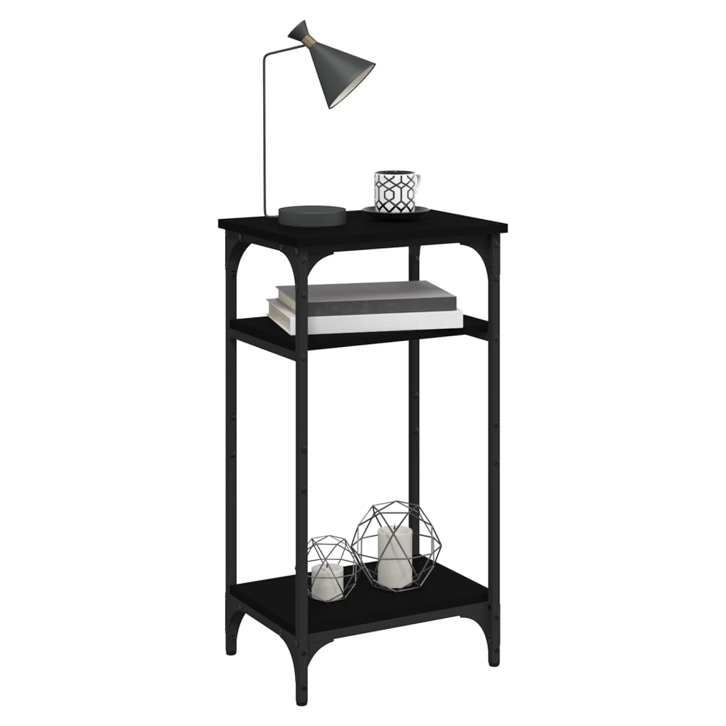 Side Table Black 40x30x75 cm Engineered Wood