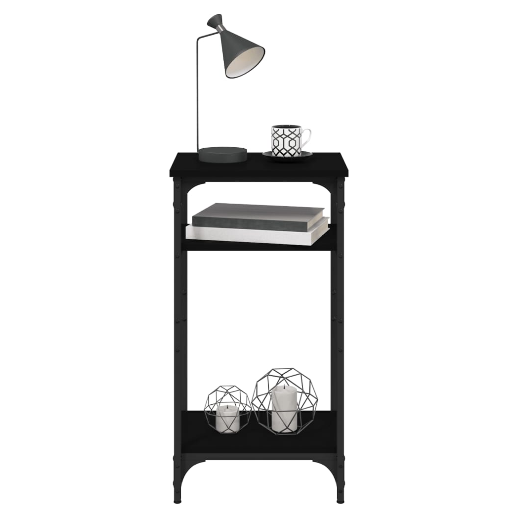 Side Table Black 40x30x75 cm Engineered Wood