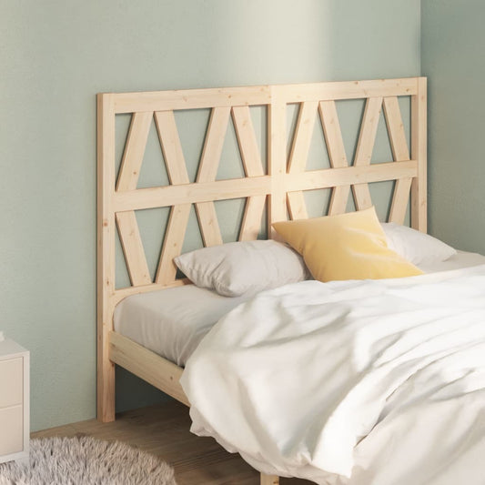 Bed Headboard 146x4x100 cm Solid Wood Pine