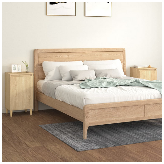 Bedside Cabinets 2 pcs Sonoma Oak 40x35x70 cm Engineered Wood