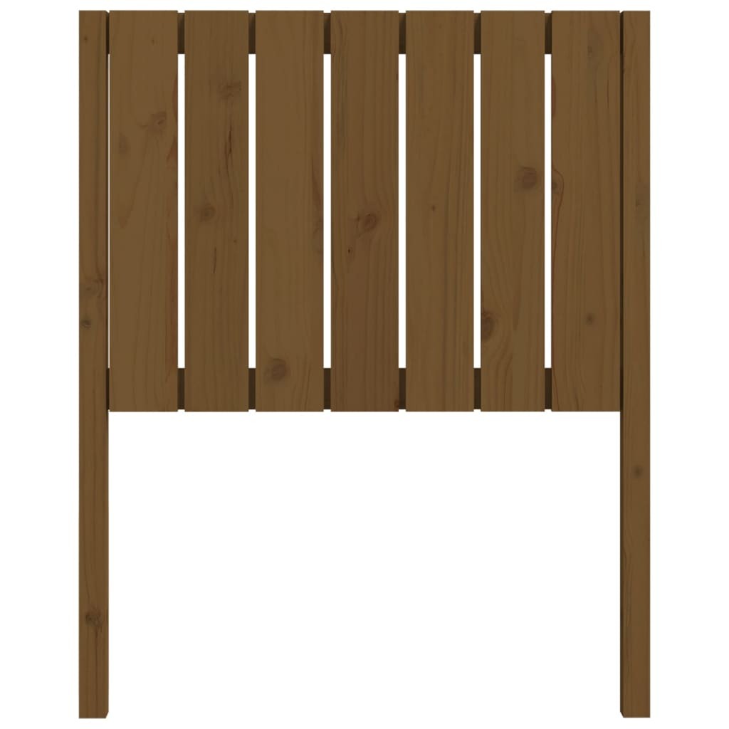 Bed Headboard Honey Brown 80.5x4x100 cm Solid Wood Pine