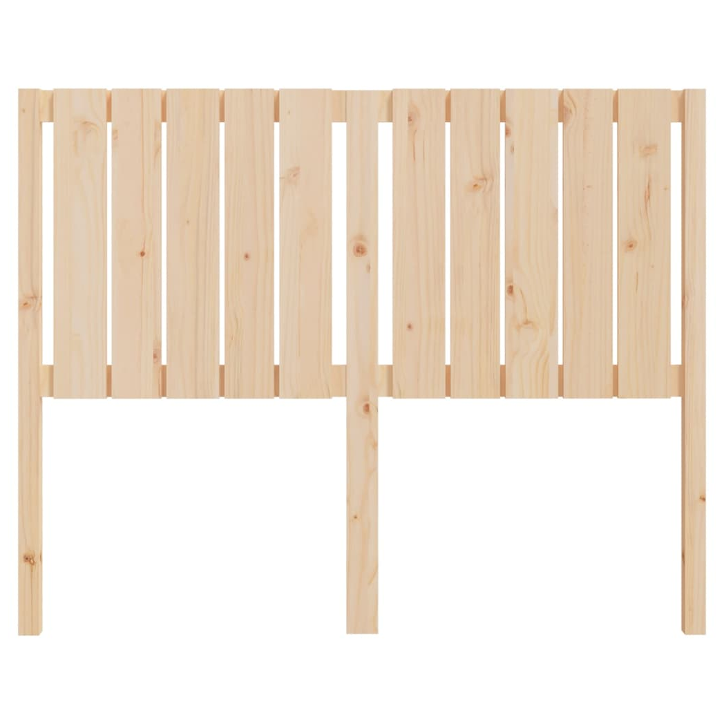 Bed Headboard 125.5x4x100 cm Solid Wood Pine