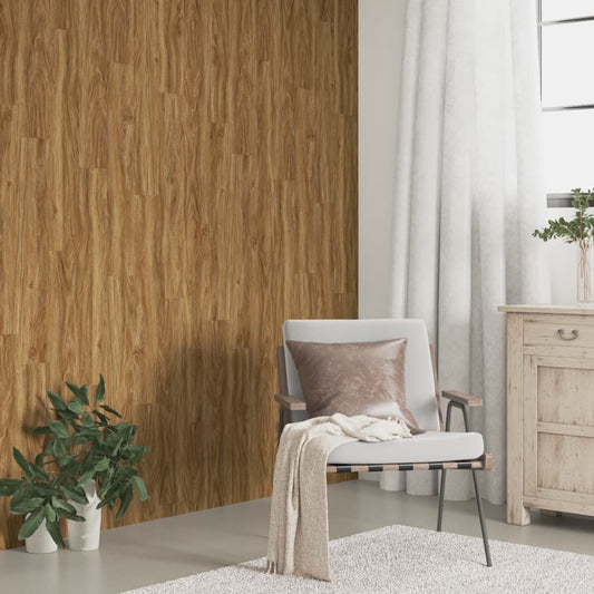 Wall Panels Wood Look Peacock sandalwood pattern PVC 4.12 m2