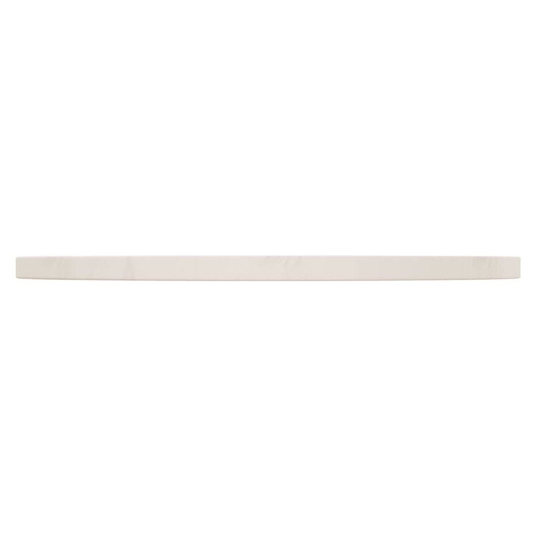 Table Top White ?60x2.5 cm Solid Wood Pine