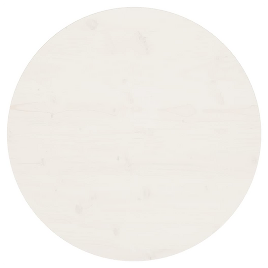 Table Top White 70x2.5 cm Solid Wood Pine