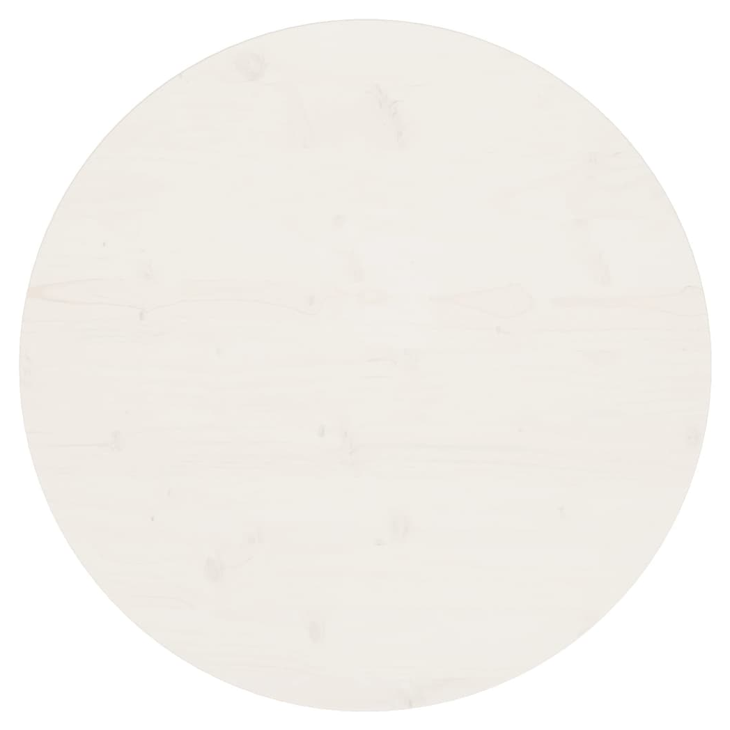Table Top White 70x2.5 cm Solid Wood Pine