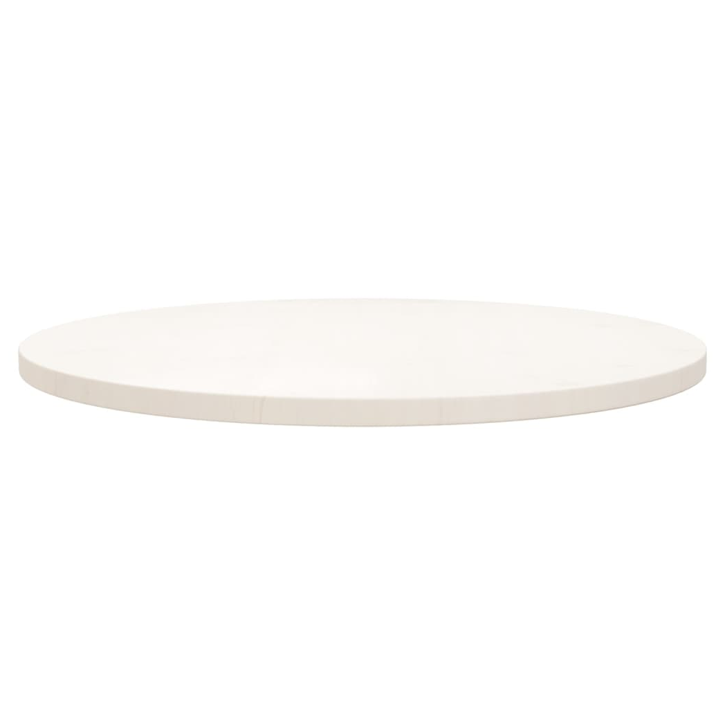 Table Top White 70x2.5 cm Solid Wood Pine