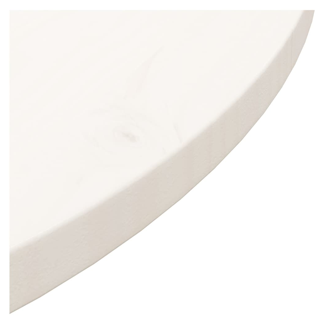 Table Top White 70x2.5 cm Solid Wood Pine