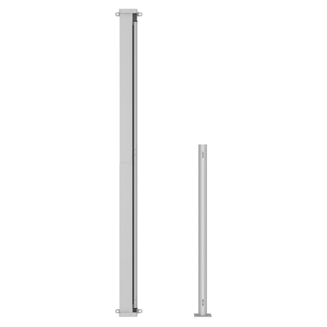 Patio Retractable Side Awning 180x500 cm Red