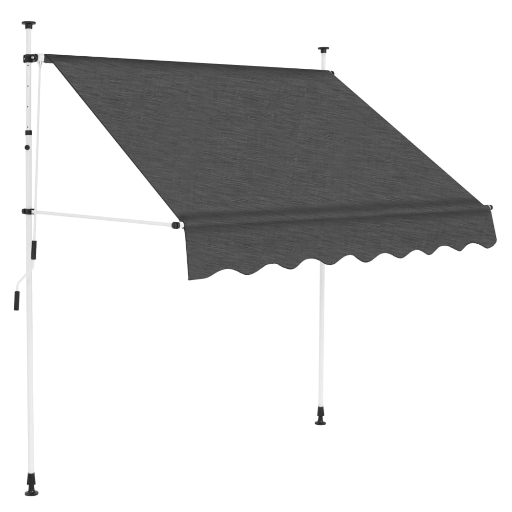Manual Retractable Awning 150 cm Anthracite