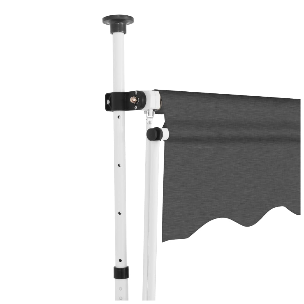 Manual Retractable Awning 150 cm Anthracite