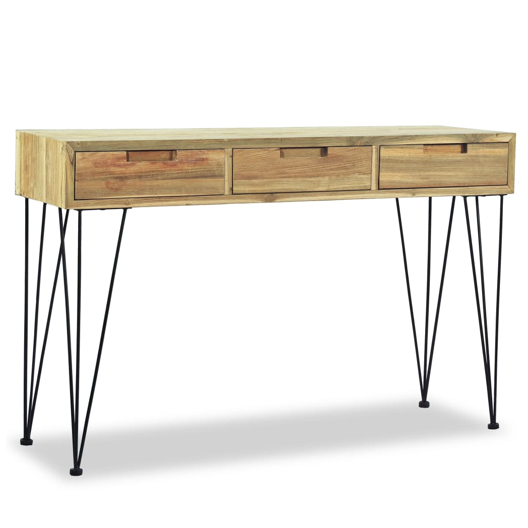 Console Table 120x35x76 cm Solid Teak