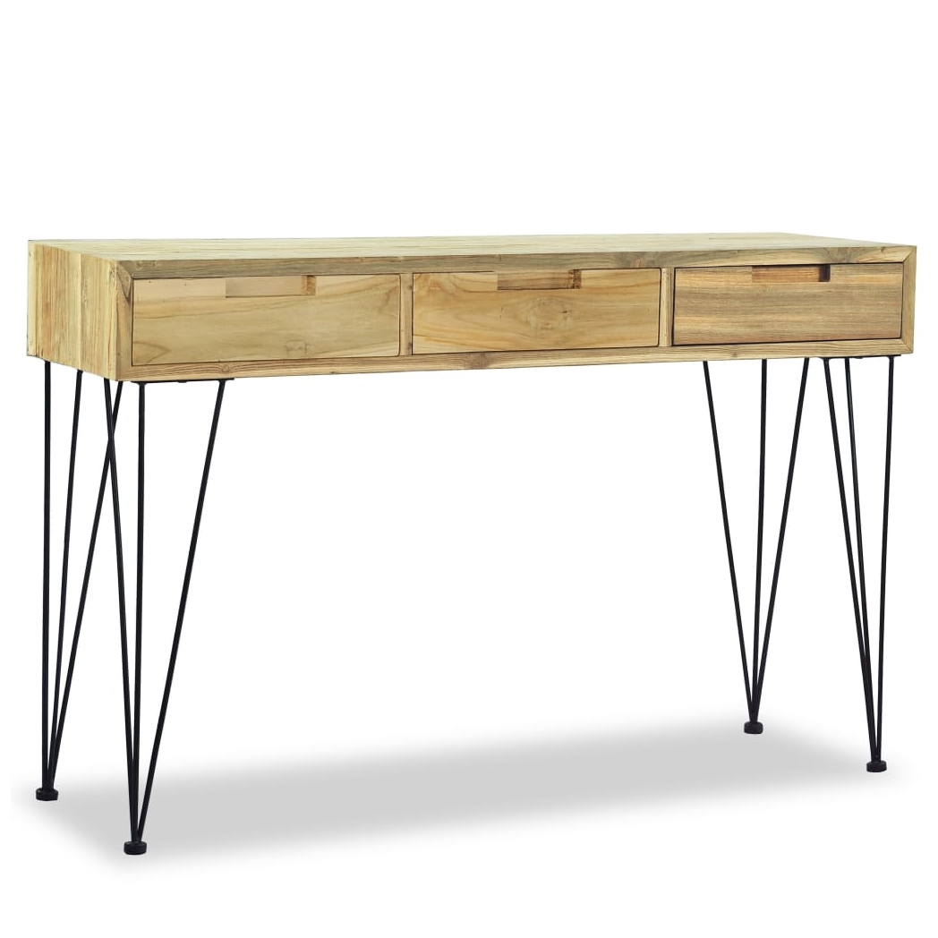 Console Table 120x35x76 cm Solid Teak