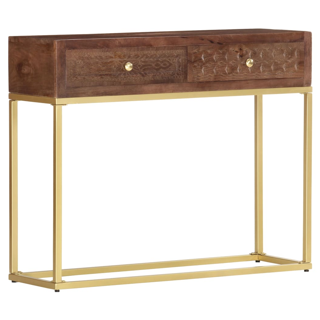 Console Table 90x30x75 cm Solid Mango Wood