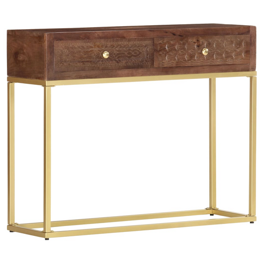 Console Table 90x30x75 cm Solid Mango Wood
