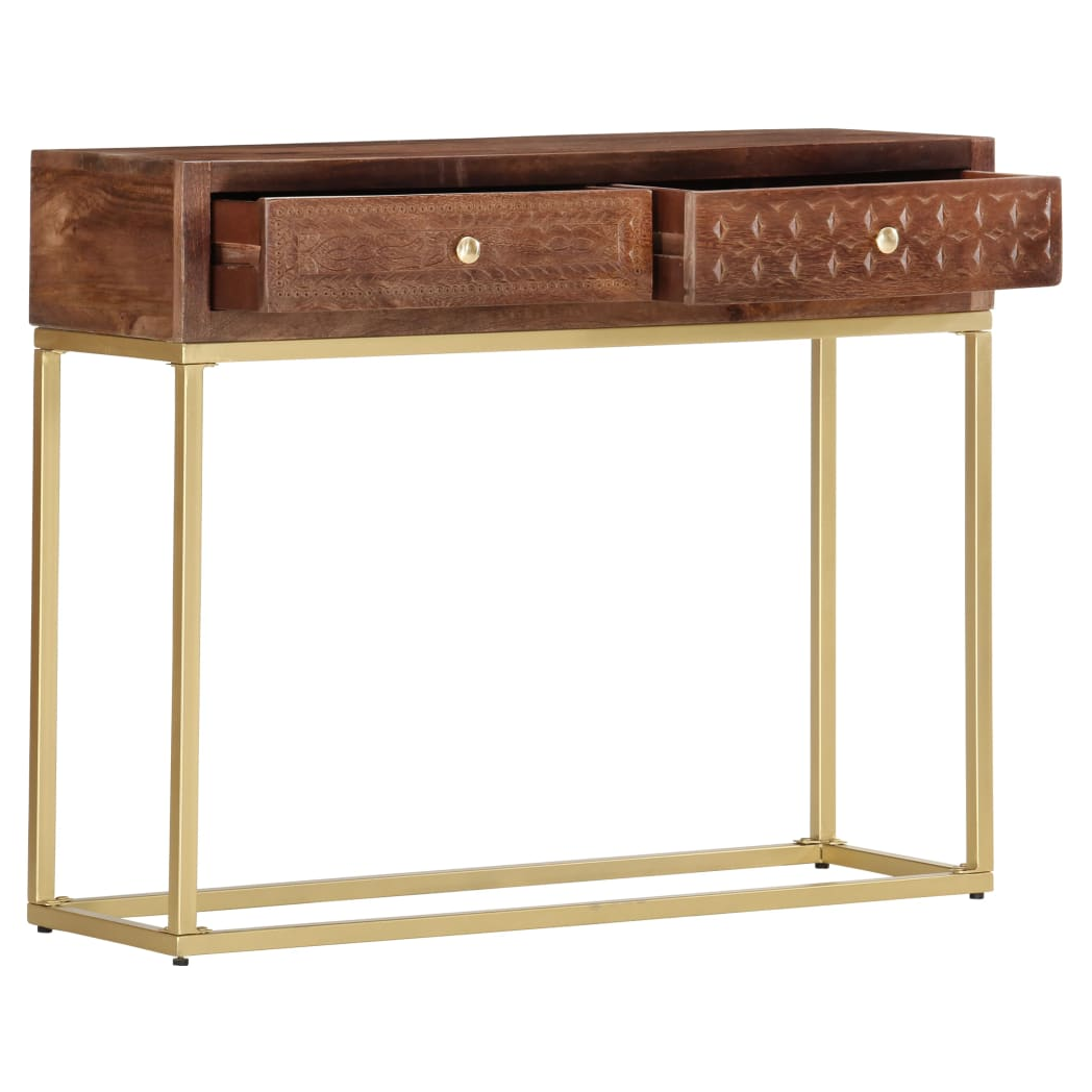 Console Table 90x30x75 cm Solid Mango Wood