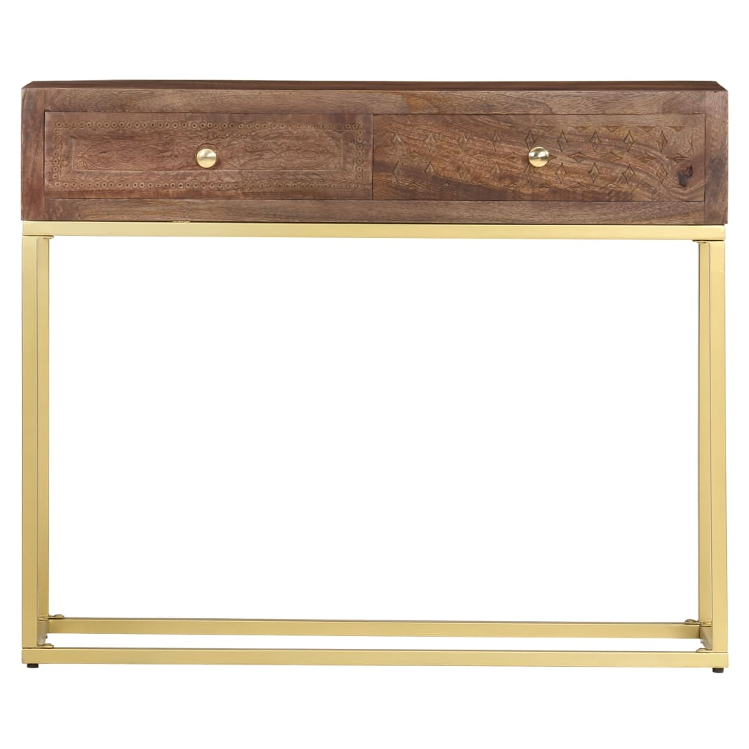 Console Table 90x30x75 cm Solid Mango Wood