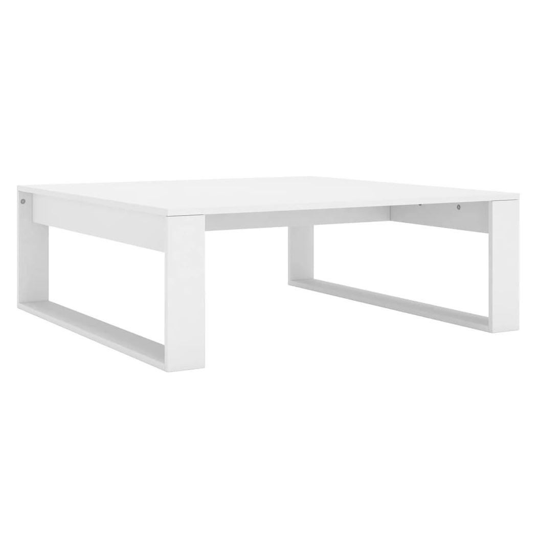 Coffee Table White 100x100x35 cm Engineered Wood