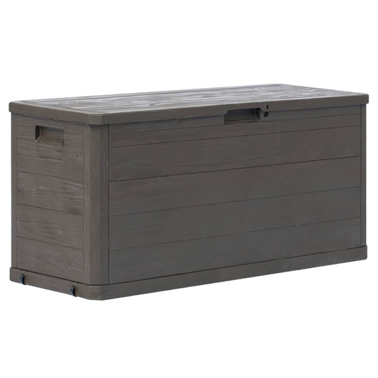 Garden Storage Box 280 L Brown