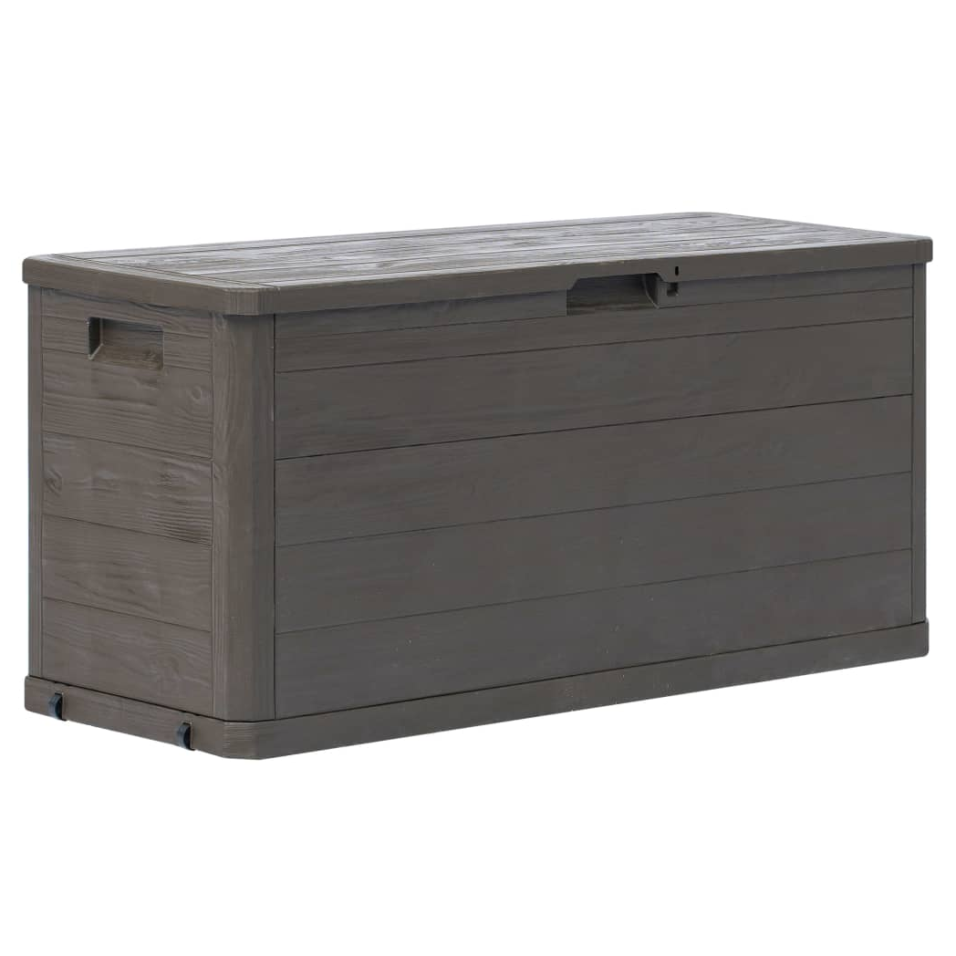 Garden Storage Box 280 L Brown